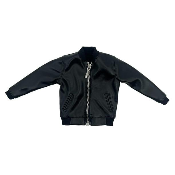 Figuras de acción a escala 1:6, chaqueta, ropa para muñecas, regalos elegantes para niños y adultos, suave, 12" negro