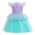 thumbnail image 2 of WIBACKER Baby/Toddler Dress Fly Sleeveless Cosplay Princess Dress Up Birthday Gift for Kids Girls Sea Shell, 2 of 11