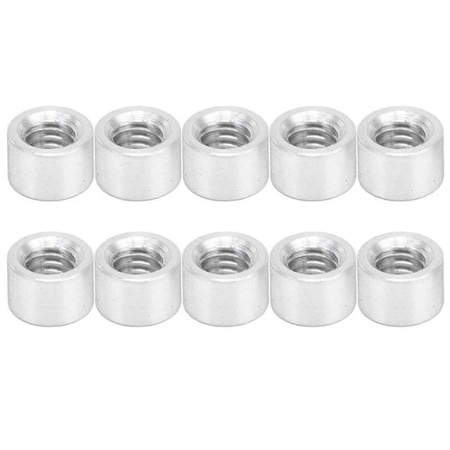 10Pcs Round Standoff 3501 Series Column Spacer for Structural Support Shaft M4 X 0.7mm Longueur: environ 4 mm