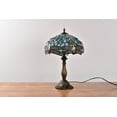 thumbnail image 4 of Tiffany Style Desk Lamp Table Bedside LED Lamp Bedroom Stained-Glass 18.1'' Height Multi-color, 4 of 4