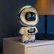 thumbnail image 5 of Altavoz Astronauta con Inteligencia Artificial, Voz Inteligente, Bluetooth, Reloj, Luz Nocturna Pequeña, Regalo de Cumpleaños, Blanco, 5 of 11