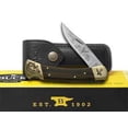 thumbnail image 4 of Buck 110 Folding Hunter Knife Ten Point Buck Ebony Wood Stainless Pocket Knives  Cuchillo, 4 of 4