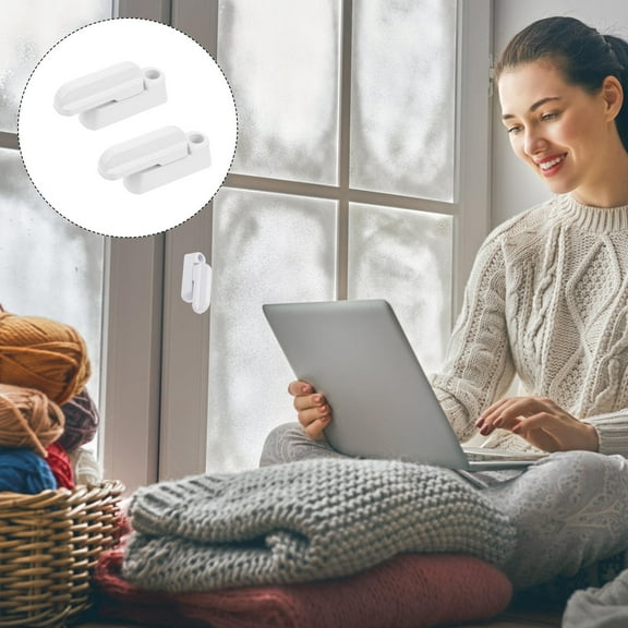 LABSERRON 2Sets TShaped Window Safety Locks for Sliding Windows in Aluminum Alloy