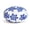 B, variant on A Ceramic Decorated Egg With Blue And White Patterns For Easter Display On Tables Shelves And Mantle Pieces