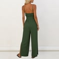 thumbnail image 5 of CHUMUD Women's Wide Leg Jumpsuits Pleated Sleeveless Cocktail Formal Jumpsuit Pants for Dressy, 5 of 6