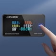 thumbnail image 3 of AC 6in1 110V 50V ~ 300V 100A Amperímetro digital Voltímetro de energía de energía Amperímetro Watt KWH Medidor de temperatura Multímetro de tiempo AC300-10A Soledad Medidor de electricidad, 3 of 10