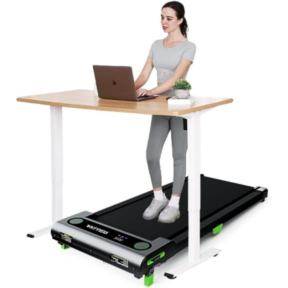 Walking Pad with Incline, Akluer Incline Treadmills for Home, 2.5 HP Under Desk Treadmill Small with Remote Control, Walking Pad Small Treadmill with LED Display