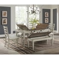 thumbnail image 4 of Picket House Furnishings Bloomfield Storage Dining Bench - Medium Brown, 4 of 12