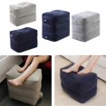 thumbnail image 4 of Flockeds Travel Footrest Pillow Provide Leg Support for Business Traveler and Families light gray, 4 of 4