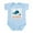 Sky Blue, variant on CafePress - Big Cousin To Be Mod Whale Body Suit - Baby Light Bodysuit, Size Newborn - 24 Months