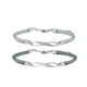 thumbnail image 1 of Set de pulseras para parejas, plata 925, ajustables, 3 g, 1 of 2