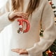 thumbnail image 4 of Adornos navideños, adornos navideños, regalos navideños, 26 letras, decoración para árbol de Navidad, adornos colgantes para árbol de Navidad, adornos navideños personalizados, decoración navideña, de, 4 of 6
