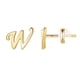 thumbnail image 3 of Xihbxyly Pendientes de Oro con 26 Letras Del Alfabeto y Acabado Chapado En Oro para Mujer, 3 of 4