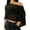 Black, variant on Women Sheer Poncho Top Lightweight Knit Crochet Shrug Bolero Mesh Batwing Sleeve Sweater Cover up Beachwear Summer Sheer Blouse Top for Evening Dress White One Size