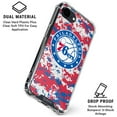 thumbnail image 3 of Skinit NBA Philadelphia 76ers Red Digi Camo iPhone 16e Clear Case, 3 of 4