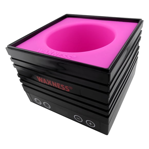 Calentador de cera Waxness W-CUBE Negro Digital 16 oz / 1 lb