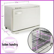 Salon Sundry Professional High Capacity Hot Towel Warmer Cabinet - Facial Spa and Salon Equipment - White