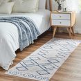 thumbnail image 3 of Rugking Area Rug 3X5 Entryway Modern Kitchen Soft Rug Indoor Mat Geometric Print Floor Cover Thin Carpet Doormat Non Slip Rug for Living Bedroom Dining Room Blue, 3 of 6