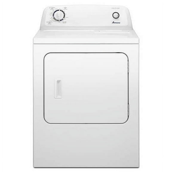 Amana 6.5 cu ft 240 mV White Electric Automatic Dryer