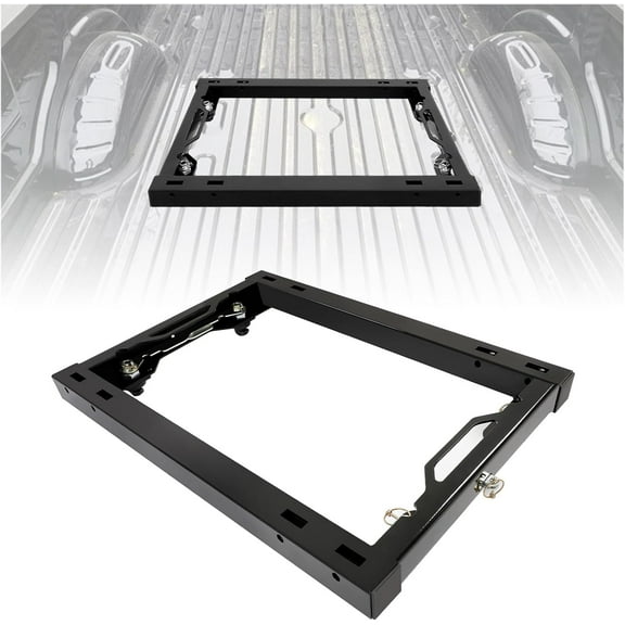 Kojem 5th Wheel Trailer Hitch Mounting Adapter for 2011-2020 Ford F-250 F-350 Super Duty W/ Handles Powder Coated Steel