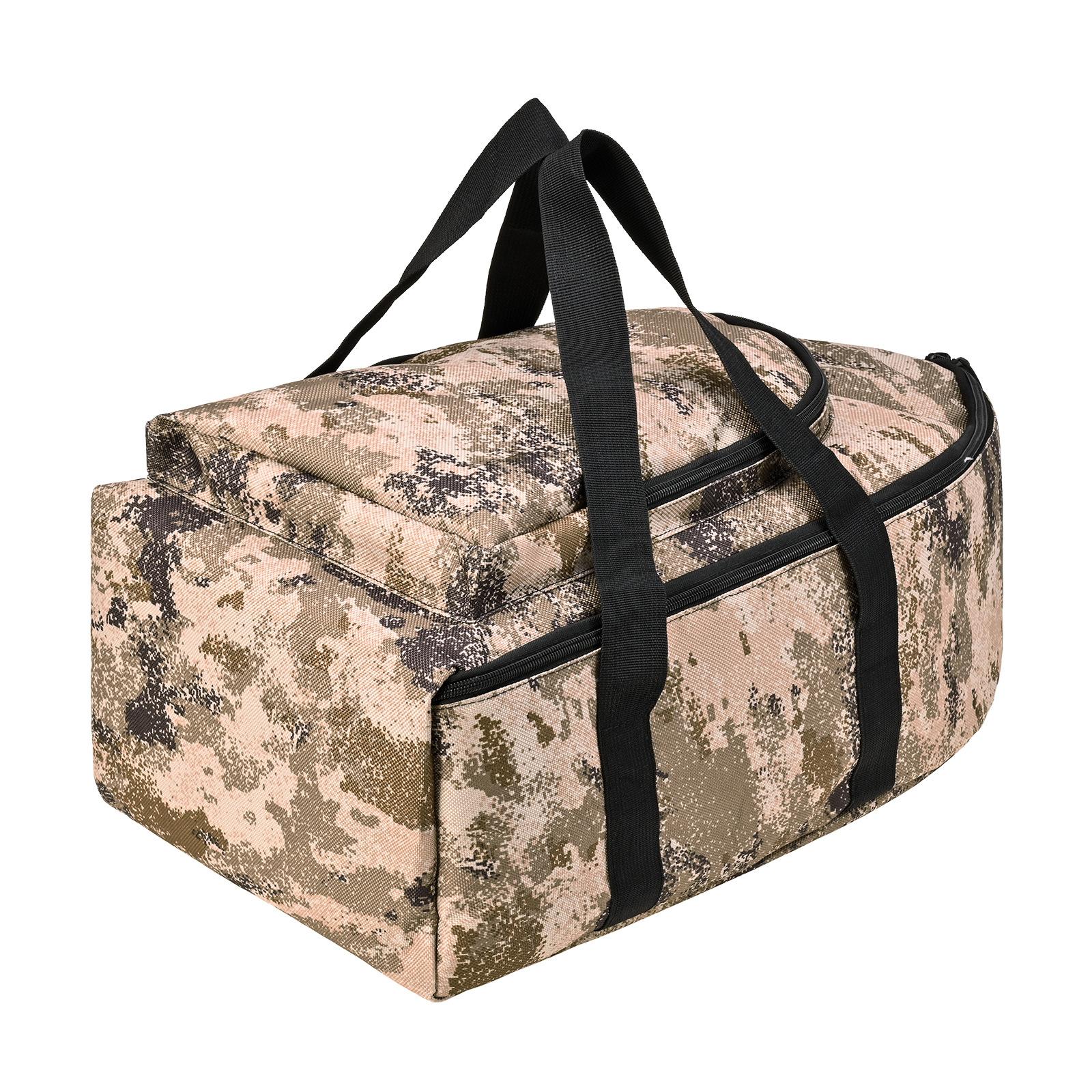 koolsoo Tackle Bag Accessories Fishing Gear Bag for Boat Backpacking Enthusiast Desert Color