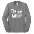 thumbnail image 2 of Wild Bobby, The Father Funny Movie Parody Husband Dad Daddy Boyfriend Gift | Mens Father's Day Long Sleeve T-Shirt, Heather Grey, Medium, 2 of 4