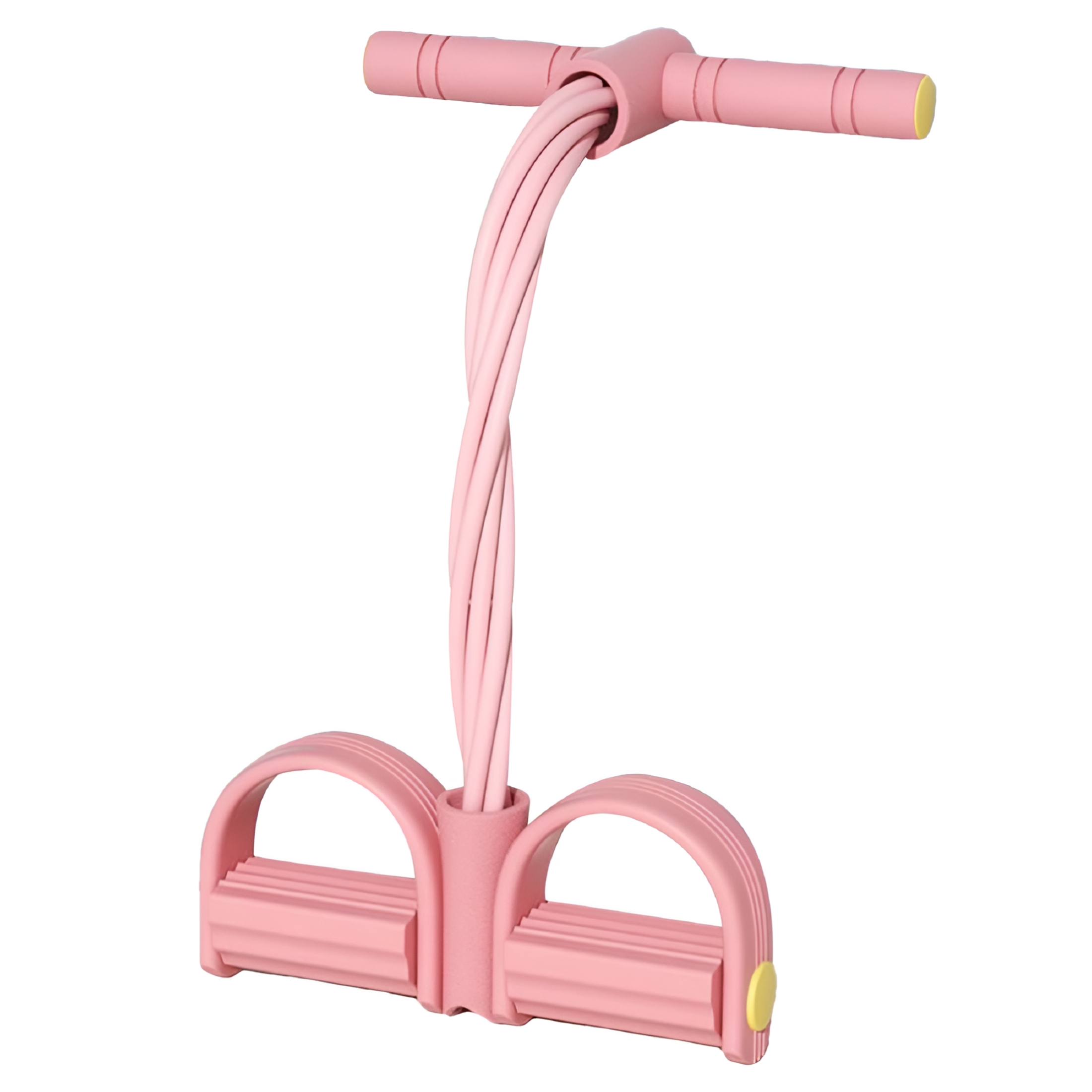 BESTSKY 8-Tube Foot Pedal Resistance Band with Handles-Sit-Up Trainer for Abdominal Workout, Home Fitness Equipment for Women Men