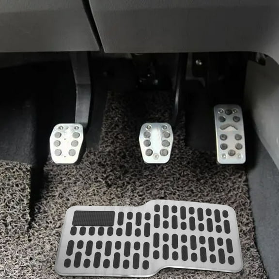 SWETRACE Car Brake Pedal Pad Stainless Steel Automotive Accessory Sturdy 1Set