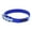 Blue, variant on Ultrahund "Play" Glow Buckle Collar - 22" to Center Hole - Black