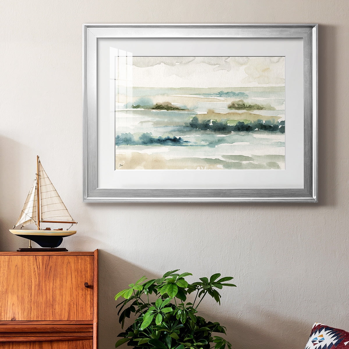 Pastel Panorama Premium Framed Print - Ready to Hang