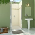 thumbnail image 2 of Sunny Shower Chrome Finish 30 in. W x 72 in. H Shower Door Frameless Reversible Glass Door, 2 of 10