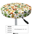 thumbnail image 4 of Bingfone Lemon Fruits Vegetables Padded Round Bar Stool Cover Cushion with Elastic Fabric Round Chair Seat - Lemon Fruits Vegetables, 4 of 7