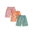 thumbnail image 2 of NAISIBABY Boys Shorts 3 Pack, Elastic Waist Loose Casual Fashion Prints Summer Sports Shorts Orange 4-5T, 2 of 9