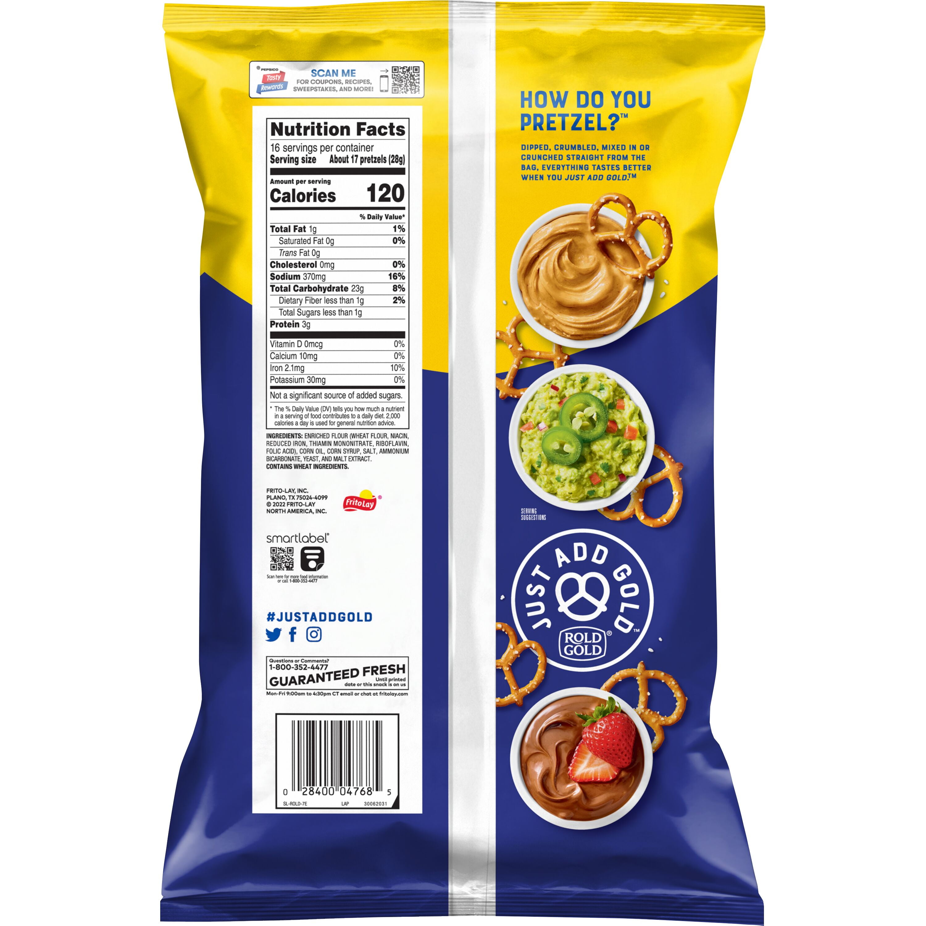 Rold Gold Original Tiny Twists Pretzels, 16 oz Bag