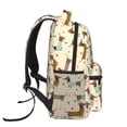 thumbnail image 3 of Easygdp Dachshund Dog Mochila Ergonómica Versátil para Laptop - Múltiples Bolsillos, Correas Ajustables, Unisex para Escuela, Viajes y Actividades al Aire Libre-One Size, 3 of 5