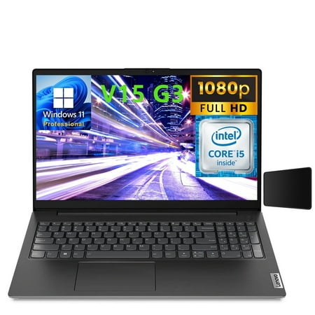 Lenovo 15.6" FHD Business Laptop Computer, 12th Gen Intel 10 Cores i5-1235U (Beat i7-1195G7), 16GB DDR4 RAM, 512GB PCIe SSD, 802.11AC WiFi, Bluetooth 5.1, Windows 11 Pro