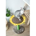Cat Scratcher 24" Sunflower with Leaves Allin 1 Cat Bed Furniture