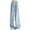 Light Blue, variant on HJYCHN Women's Fashionable High Waist Wide-Leg Sweatpants with Drawstring and Pockets for Casual Athletic Wear Light Blue One Size