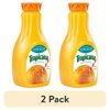 (2 pack) Tropicana Pure Premium Low Acid 100% Juice Orange No Pulp with Vitamins A and C 52 fl oz Bottle, Fruit Juice