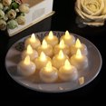 thumbnail image 3 of Gwong Electrónica 12 unids LED velas sin llama impermeable luz suave luz de té de la batería de la batería para la boda, 3 of 6