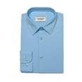 thumbnail image 2 of Adam Baker Boy's Regular Fit 4-Way Stretch Long Sleeve Solid Dress Shirt - Colors, 2 of 2