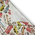 thumbnail image 3 of Ambesonne Cars Kitchen Curtains, Lorry Cargo Taxi Fun Print, 55"x39", Multicolor, 3 of 3