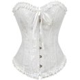 thumbnail image 1 of Femmes Corsets Bustiers Désossés Haut Brodé Grande Taille, 1 of 5