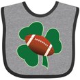 thumbnail image 3 of Inktastic St Patricks Day Football Boys or Girls Baby Bib, 3 of 4