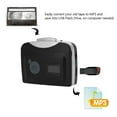 thumbnail image 3 of Cassette Tape-to-MP3 Converter Save into USB Flash Disk Auto Partition Standalone Recorder w/ Earphone Black, 3 of 4