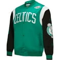 thumbnail image 2 of Unisex Mitchell & Ness Kelly Green Boston Celtics Vintage Team Origins Satin Full-Snap Jacket, 2 of 7