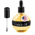 thumbnail image 1 of C CARE Aceite para cutículas para uñas - Aceite para uñas con leche y miel - Repara, hidrata y fortalece las uñas y cutículas durante la noche - Cuentagotas y cepillo incluidos - Botella grande de 2.5, 1 of 5