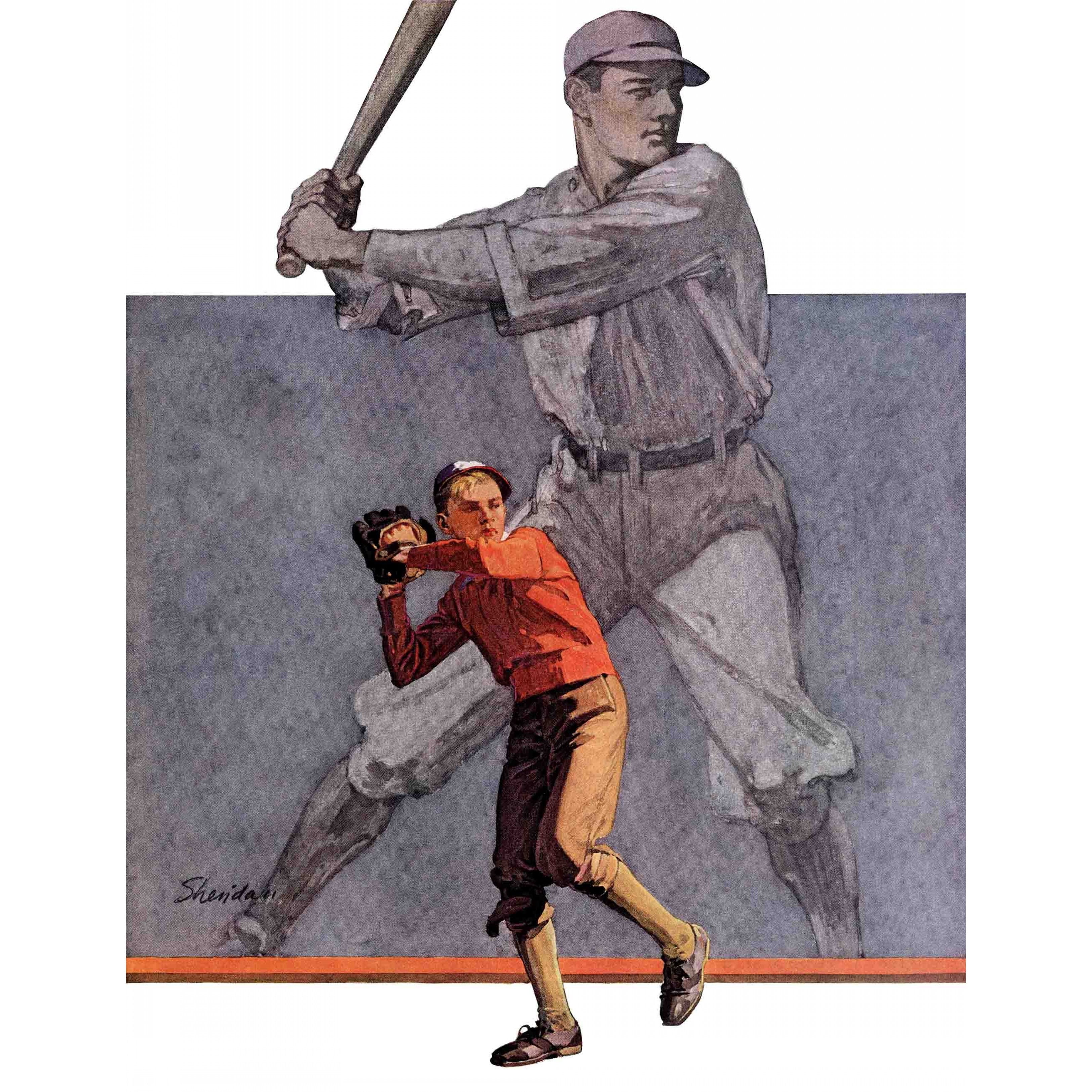 Marmont Hill Shadow Batter by John E. Sheridan Painting Print on Canvas