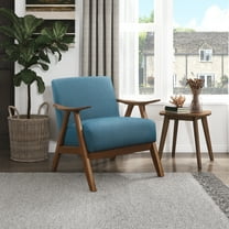 OakvillePark Ecola Fabric Accent Chair, Blue