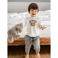 thumbnail image 2 of Monkey With Big Banana Long Sleeve Toddler -Image by Shutterstock,  5 Toddler, 2 of 4